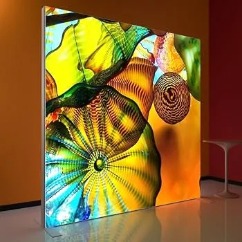 Backlit LED Fabric Display by Bright Exhibits