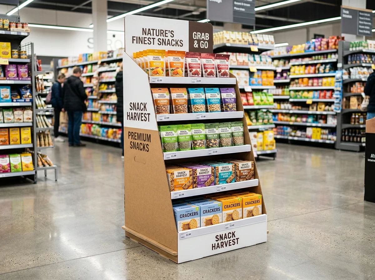Slanted Shelf Display by Bright Exhibits