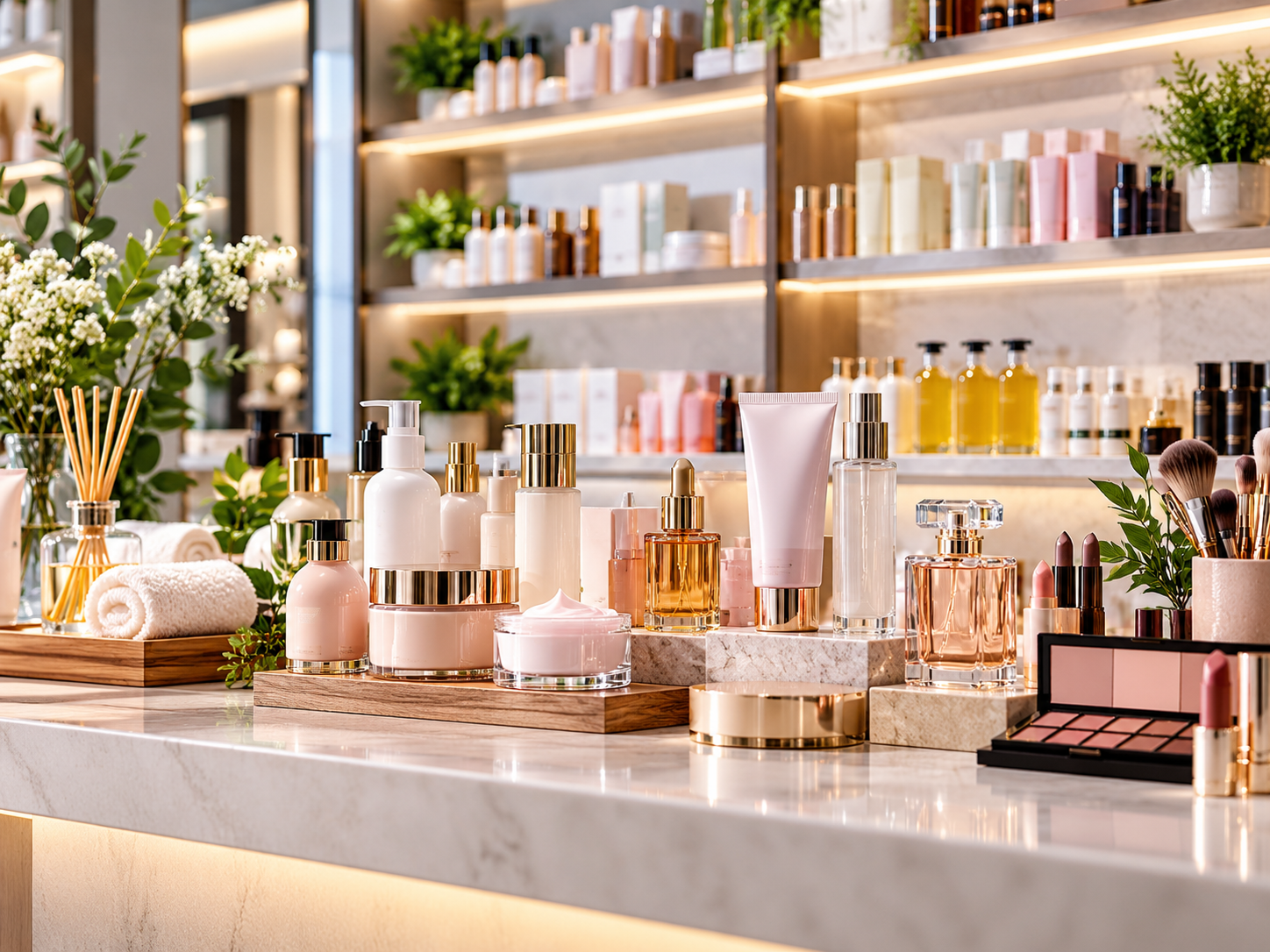 Beauty & personal care displays by Bright Exhibits