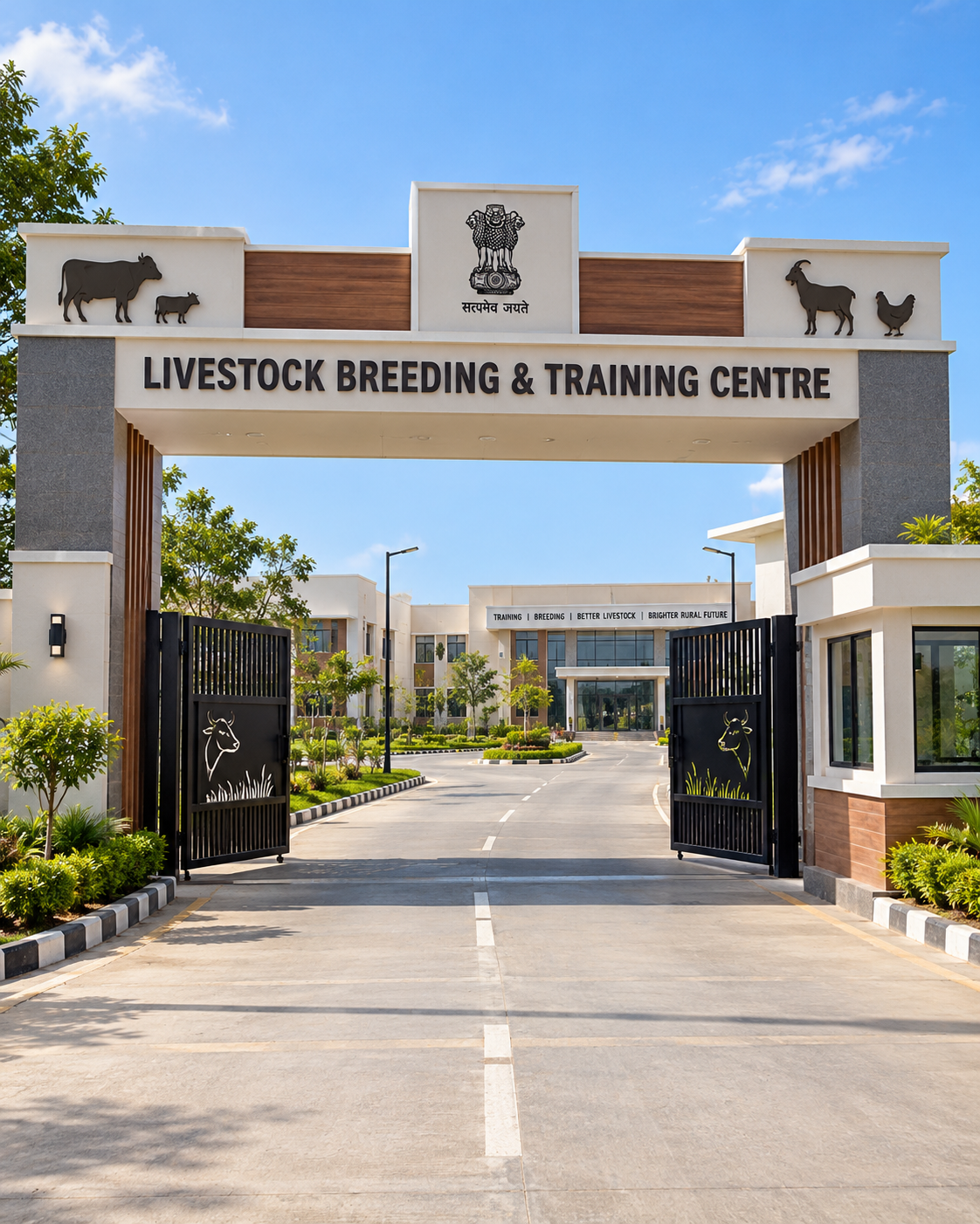 State Livestock Breeding and Training Centre Entrance Arch
