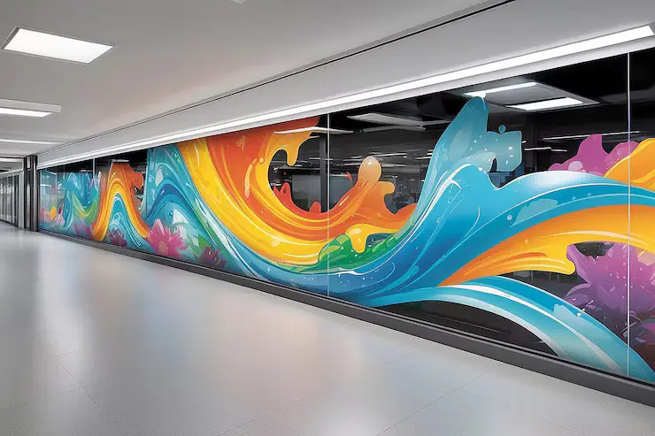 In-Store Feature Wall Graphics by Bright Exhibits